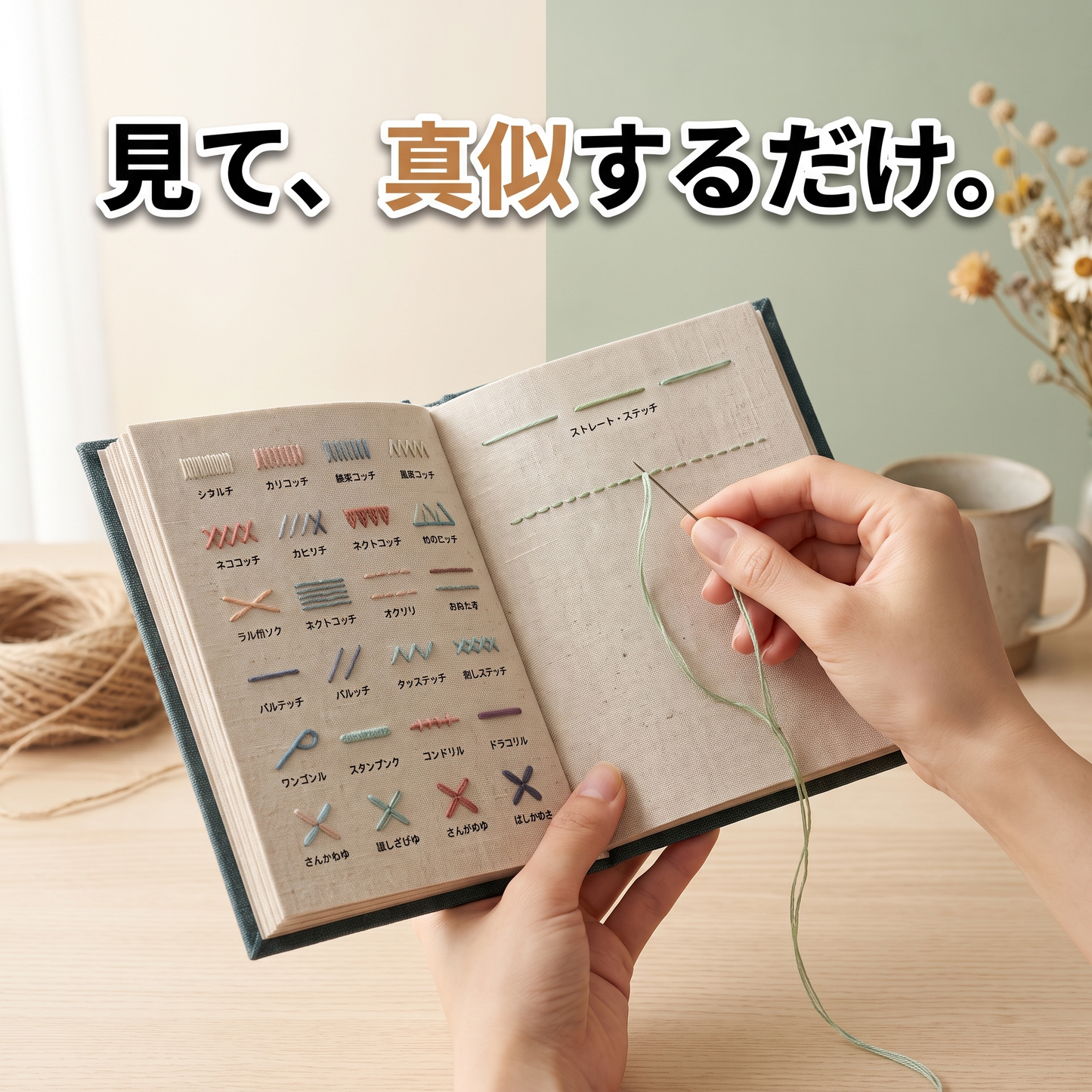 刺しゅう練習ブック