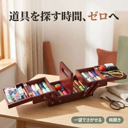 ちくちく木製さいほう箱