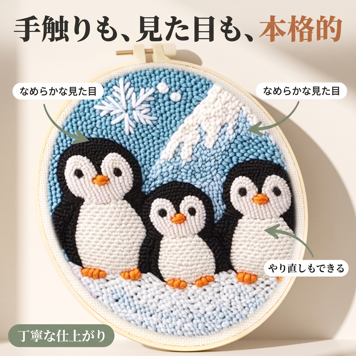 はじめての刺しゅうパンチアート